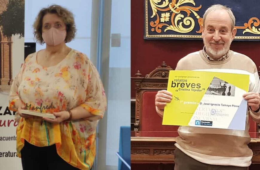 Ganadores de los premios nacionales de poesía ‘Ciega de Manzanares’ y de relato corto ‘Calicanto’ del Ayuntamiento de Manzanares