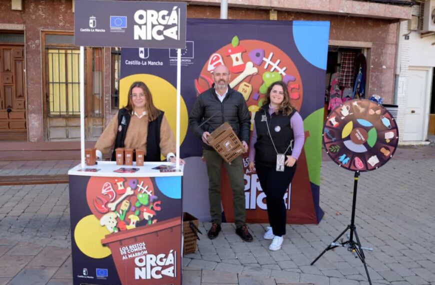 Argamasilla de Alba colabora en la campaña informativa regional: ‘¡Los restos de comida al marrón!’