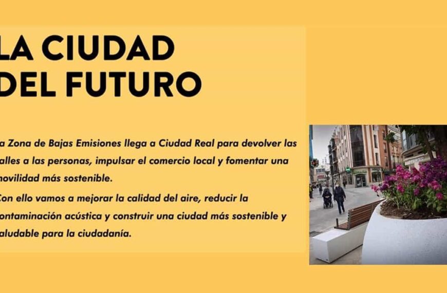 Ayuntamiento Ciudad Real informará sobre la implantación paulatina de la Zona de Bajas Emisiones a través de una campaña