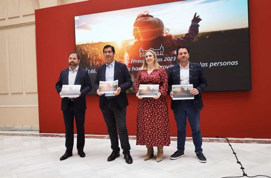 Diputación Ciudad Real contará en 2023 con 146 millones, "el mayor presupuesto de su historia para atender a personas"