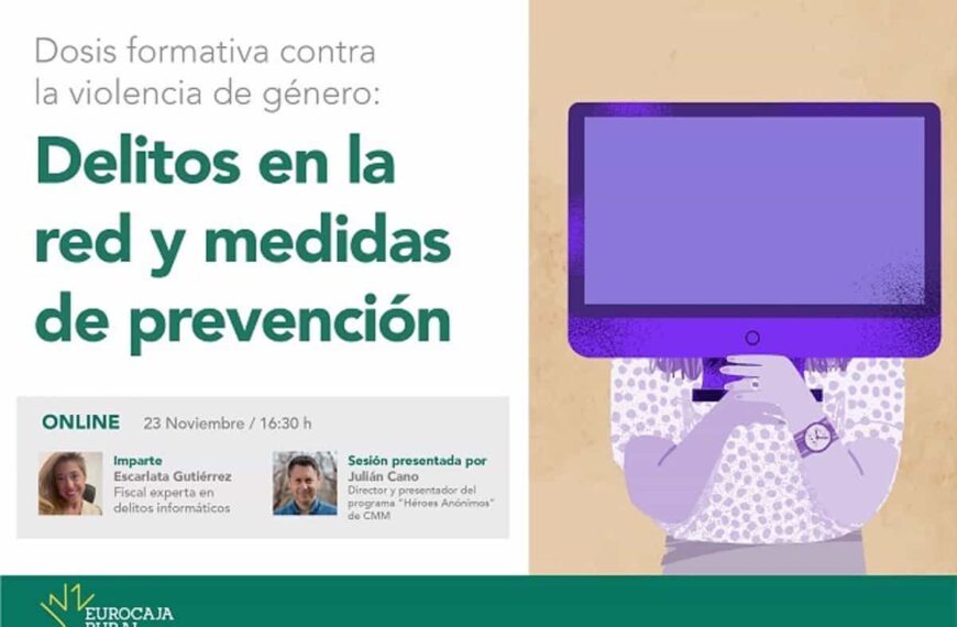 La Fundación Eurocaja Rural aborda la violencia de género con una ponencia de la fiscal Escarlata Gutiérrez el día 23