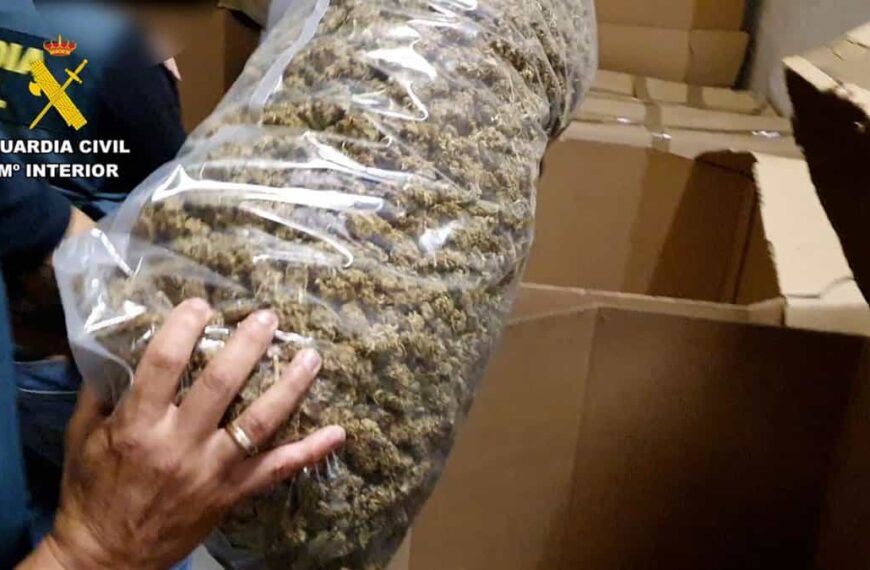 VÍDEO: La Guardia Civil incauta el mayor alijo de marihuana envasada encontrado hasta el momento