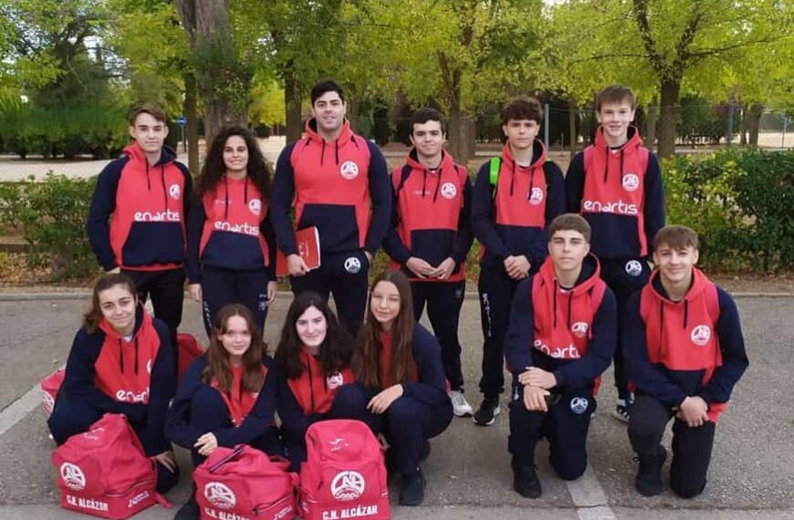 El nadador Hugo Quirós Tejado del C.N. Alcázar mejor marca territorial de Castilla La Mancha