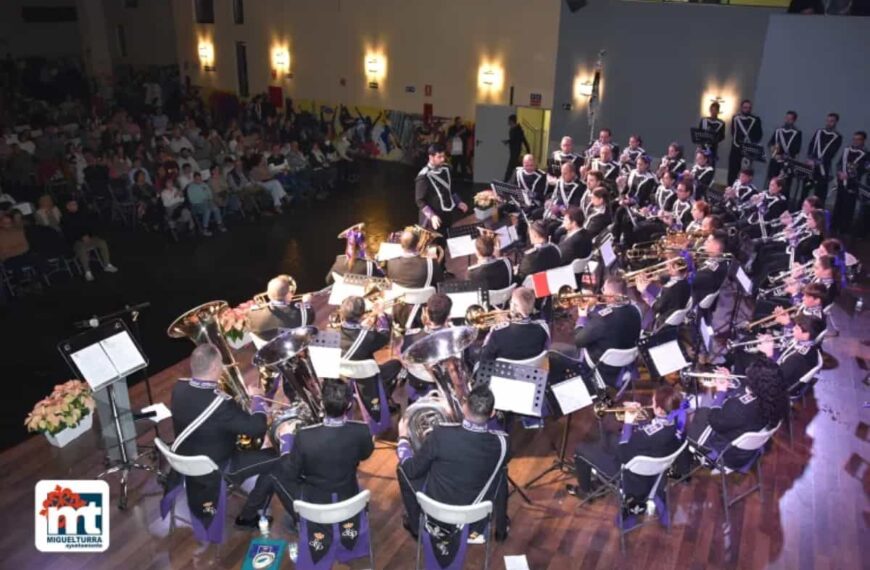 Exitoso Concierto Cofrade Memorial José Cruz benéfico de la Agrupación Musical Santísimo Cristo de la Piedad de Miguelturra