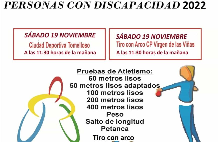XXI Encuentro Deportivo Local del Club de Nadadores Especiales “Los Delfines” en Tomelloso este 19 de noviembre