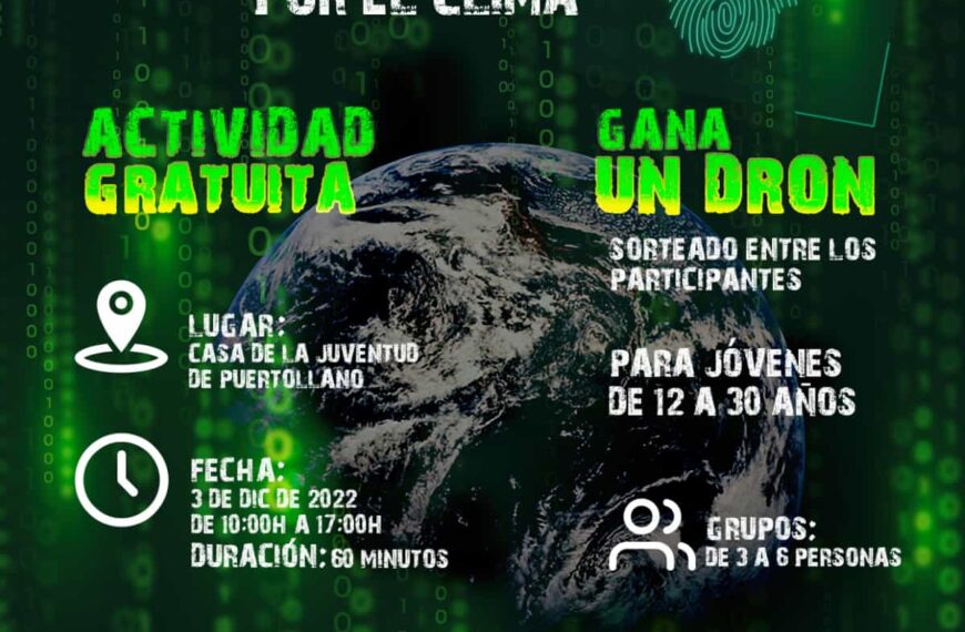 Escape room gratuito “Tras las huellas de los hackers por el clima” el 3 de diciembre en la Casa de la Juventud de Puertollano