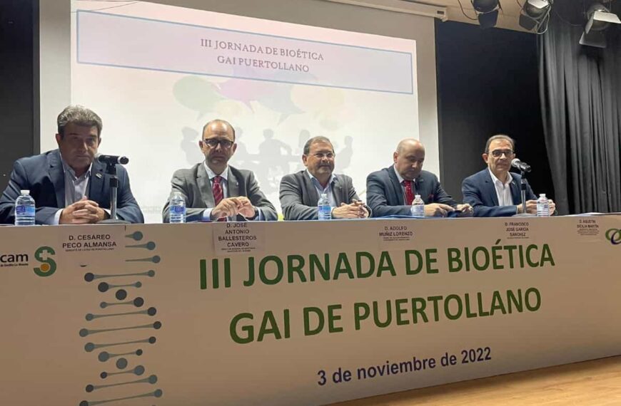 III Jornada de Bioética de la Gerencia de Atención Integrada de Puertollano inauguradas hoy