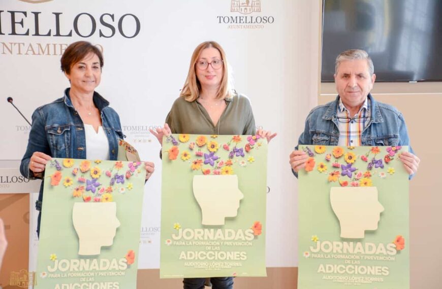 V Jornadas para la Formación y Prevención de las Adicciones el 6 de noviembre, en el Auditorio López Torres de Tomelloso