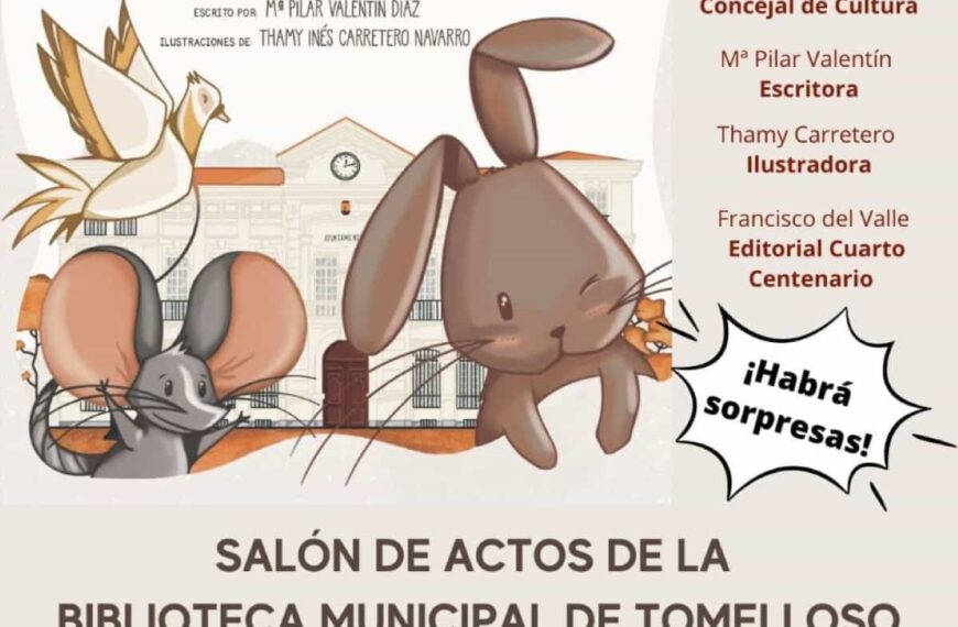 Presentarán el libro “Caricia, Brisa y Soletón por Tomelloso de excursión” este domingo 20 de noviembre por el Día Mundial de la Infancia