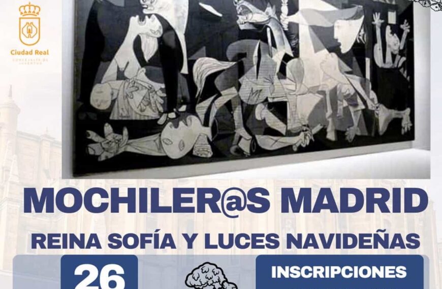 Mochiler@s visita a Madrid, Reina Sofía y luces navideñas para jóvenes entre 18 y 30 años de Ciudad Real