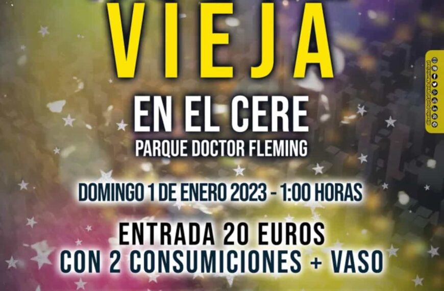 La «Nochevieja en el Cere» será la fiesta de fin de año a la 1 de la madrugada del 1 de enero de 2023 en Miguelturra