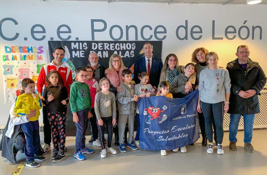 El C.E.E. Ponce de León de Tomelloso se ha incorporado a la Red de Centros Escolares Saludables de Castilla-La Mancha