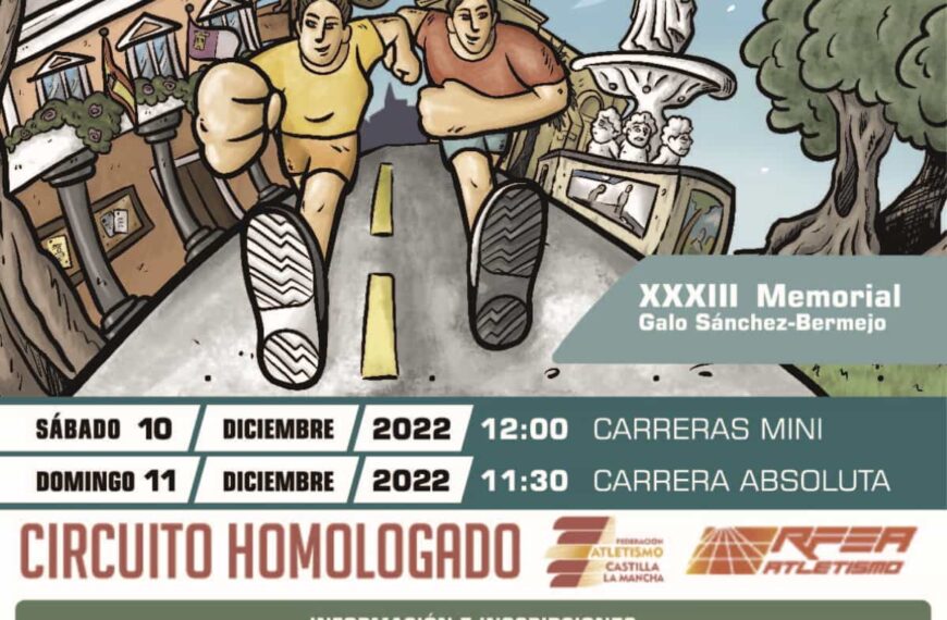 10K Translogística Daimiel 2022 – Memorial Galo Sánchez Bermejo carrera mini el 10 de diciembre y carrera absoluta el 11 de diciembre