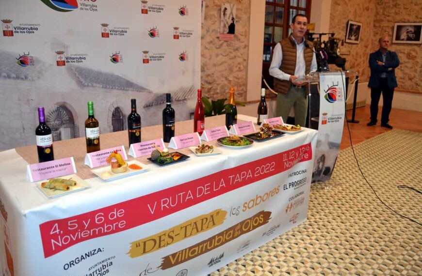 Gran éxito de la 5ª Ruta de la Tapa “Des-tapa los sabores de Villarrubia de los Ojos”, con cerca de 12.000 exquisiteces consumidas