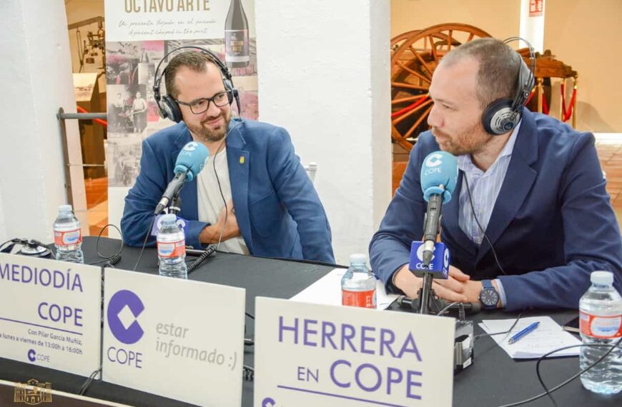 Zatón valoró hoy en la COPE el premio al Mejor Municipio Enoturístico otorgado por ACEVIN y las Rutas del Vino de España a Tomelloso