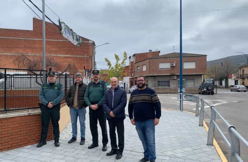 El Ayuntamiento de Piedrabuena mejora la accesibilidad peatonal con la colaboración de la Dirección General de la Guardia Civil
