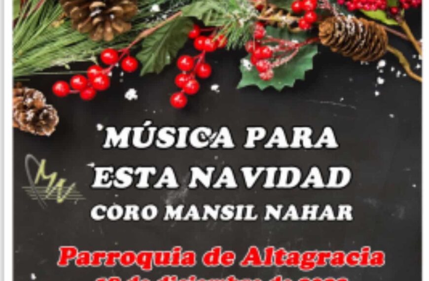 Coro Mansil Nahar “Música para esta Navidad” el 18 de diciembre en la Parroquia de Altagracia de Manzanares