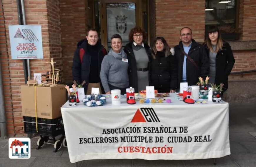 Una jornada de cuestación realizaron la ONG Tierra Solidaria y la Asociación de Esclerosis Múltiple en Miguelturra