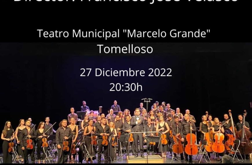 Hoy “Danzas Sinfónicas” con la Orquesta CLM Sinfónica en el Teatro Marcelo Grande de Tomelloso a las 20:30 horas