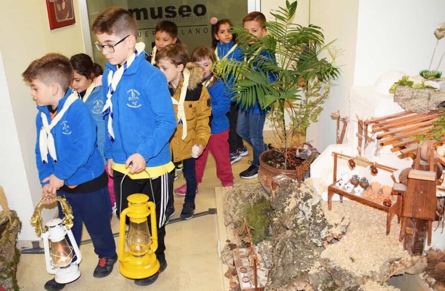 Entregarán “La Luz de la Paz de Belén” para iluminar el nacimiento del Belén Municipal de Puertollano en el Museo Cristina García Rodero el 22 de diciembre