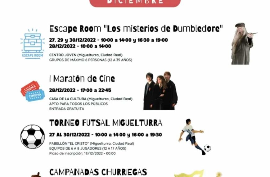 Escape Room gratuito en el Centro Joven de Miguelturra los días 27, 28, 29 y 30 de diciembre