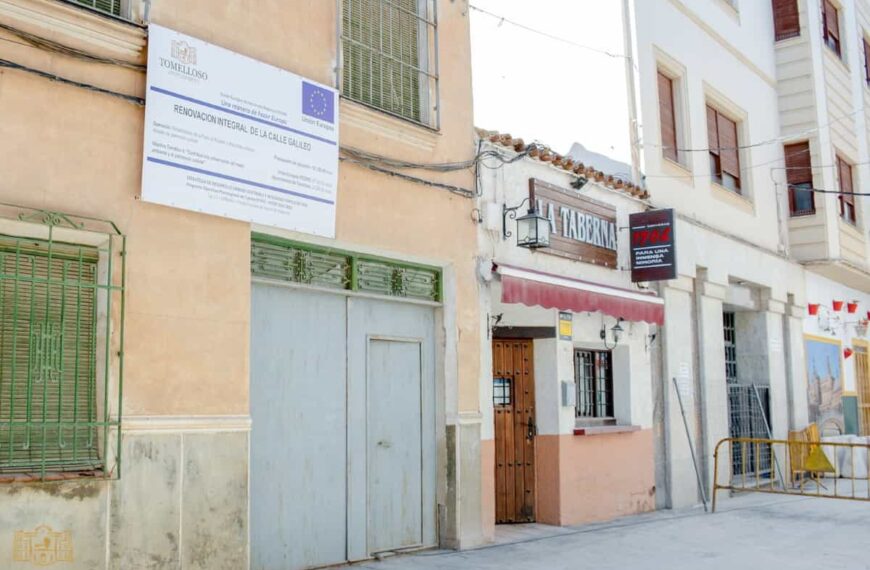 Por concluir las obras de renovación de la calle Galileo de Tomelloso  con una inversión de 121.250 euros