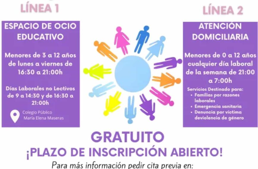 Ya está abierto el plazo de inscripción gratuito para el Plan Corresponsables para todas las familias de Miguelturra