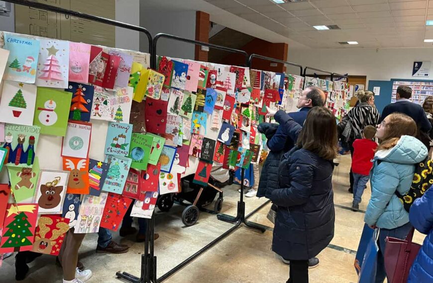 Premiados los alumnos participantes en el certamen christmas del ayuntamiento de Puertollano y casi un millar de trabajos se exponen hasta el 8 de enero en la planta baja del Centro Cultural