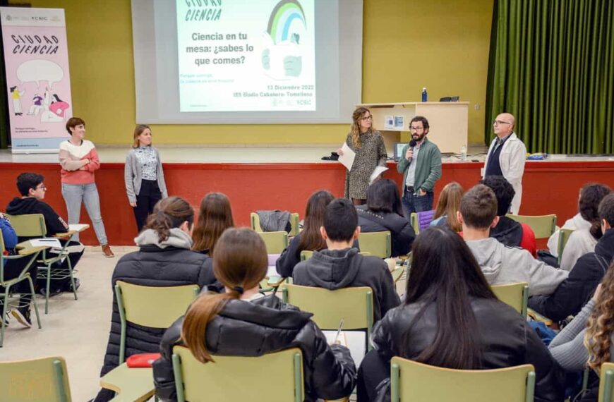 En Tomelloso se ha celebrado el taller “Ciencia en tu mesa: ¿sabes lo que comes?” con participación de los  estudiantes del municipio y continuará el 19 de diciembre