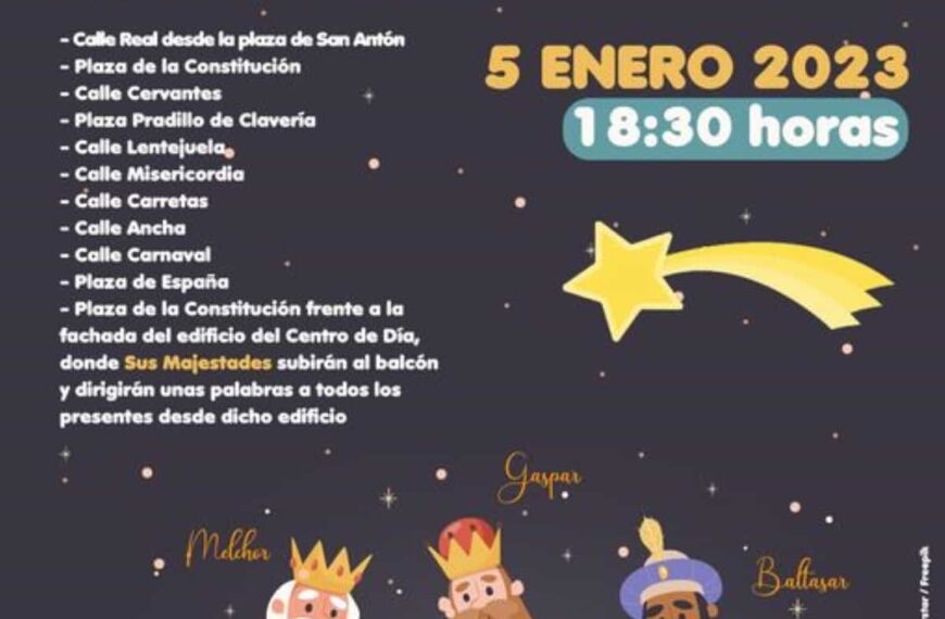 Hoy es el gran día de la Cabalgata de Sus Majestades los Reyes Magos de Oriente en Miguelturra y este es su recorrido