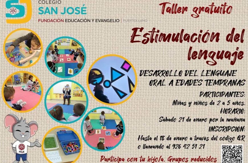 Taller de estimulación del lenguaje en el Colegio San José de Puertollano