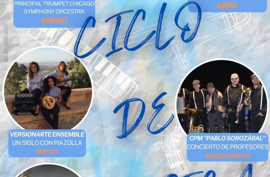 El ciclo de música 2023 del Conservatorio Pablo Sorozábal de Puertollano tendrá 9 conciertos con orquestas y solistas de primer nivel