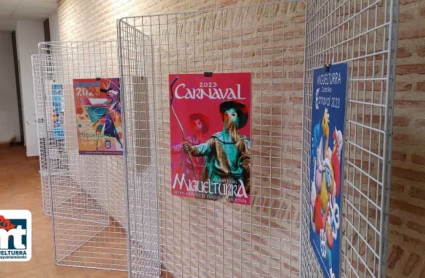 Exposición de carteles que optan a ser el anunciador oficial del Carnaval de Miguelturra de 2023 en “Casa de la Capellanía” hasta el 30 de enero