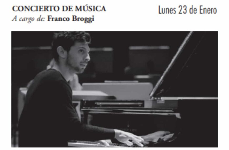 Franco Broggi el 23 de enero en el Salón Municipal del Antiguo Casino de Ciudad Real