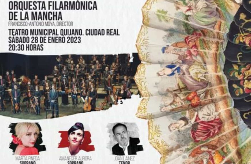XI Gran Gala de Zarzuela de la Orquesta Filarmónica de La Mancha este 28 de enero en el Teatro Municipal Quijano de Ciudad Real