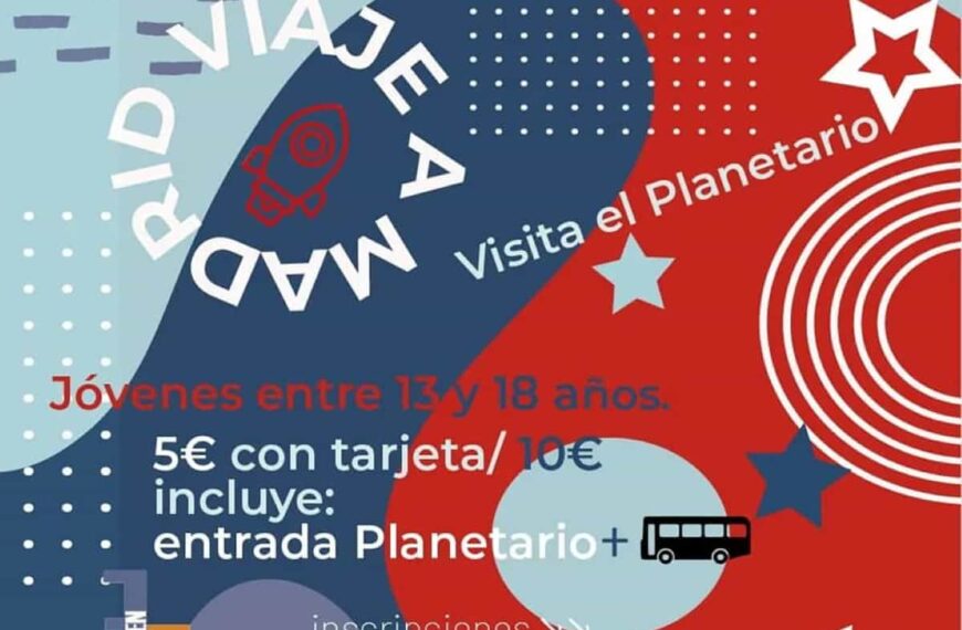 Mochiler@s Teen a Madrid una excursión al Planetario con el Espacio Joven de Ciudad Real