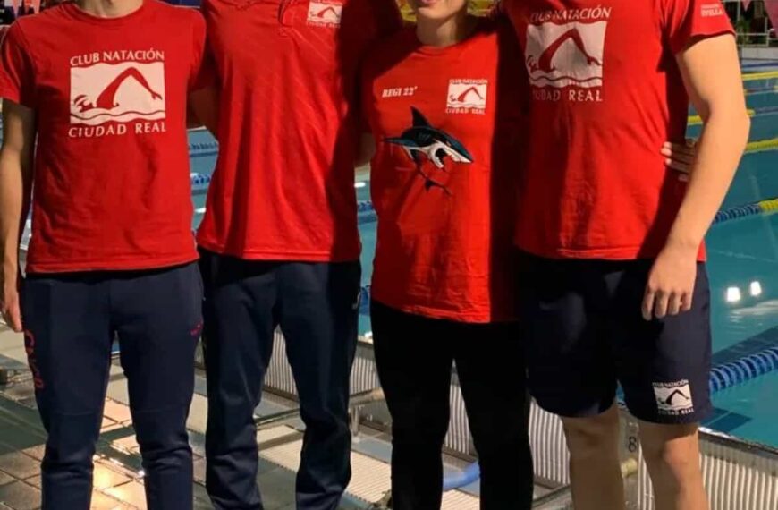 Destacada participación de 4 nadadores churriegos en el Campeonato Regional de Invierno de Natación de CLM