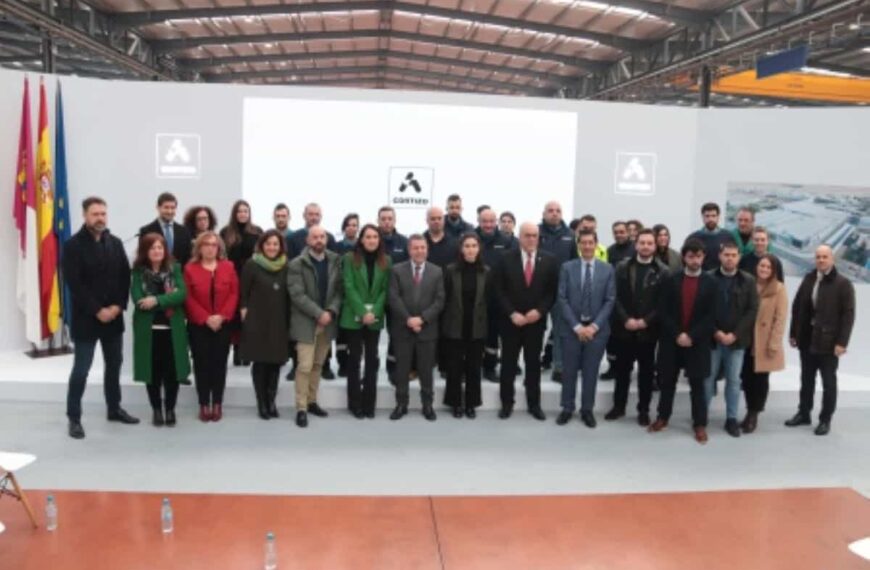 Ampliadas las instalaciones de la fábrica Cortizo en Manzanares e inauguradas hoy por el presidente de Castilla-La Mancha