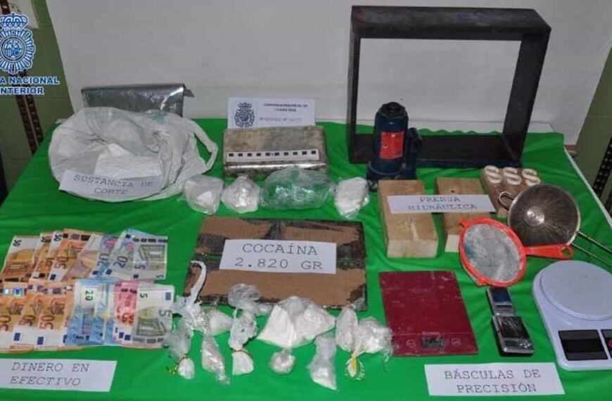 Cae en Ciudad Real una red que distribuía cocaína y detienen a tres varones reincidentes en tráfico de drogas