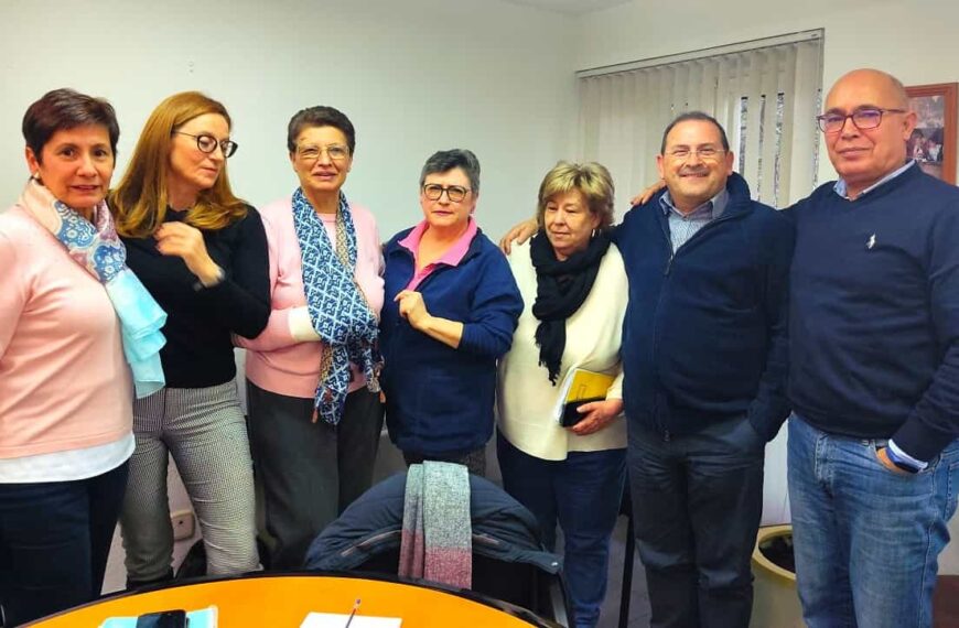 La nueva junta directiva de la Asociación de Vecinos Centro Sur se reunió con el alcalde de Puertollano