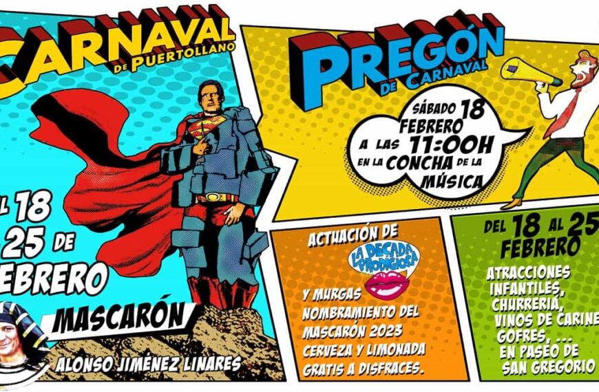 Desfiles, día de las peñas, entierro de la sardina, premios en metálico para el concurso de carrozas y muestra de murgas en el Carnaval de Puertollano 2023