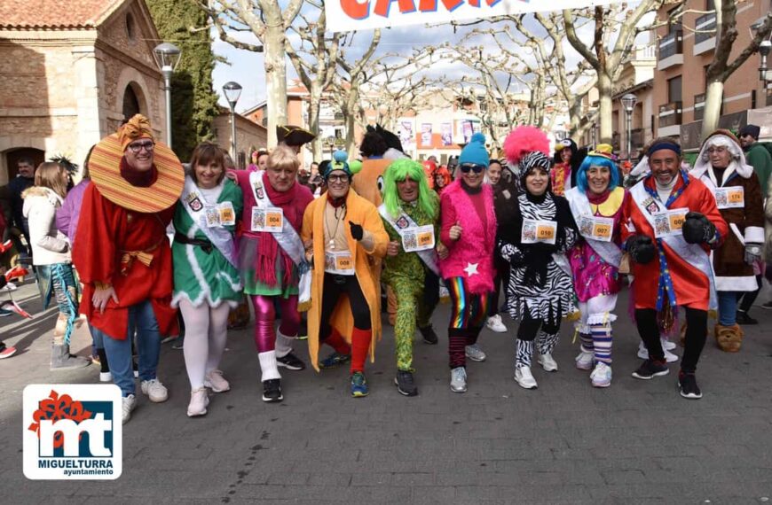 400 personas participaron en la popular Carrera de Máscaras “La Churriega” el pasado sábado en Miguelturra