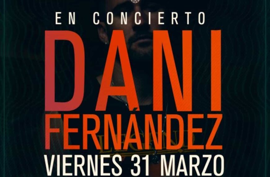 Concierto de Dani Fernández en Puertollano el 31 de marzo dentro de los actos del 40 aniversario del Estatuto de Autonomía de CLM