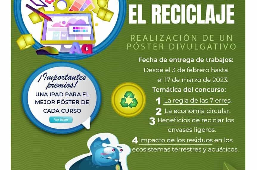 Se abre el plazo del Concurso Divulga el reciclaje, del Consorcio RSU de Ciudad Real, para estudiantes de Secundaria y Bachiller