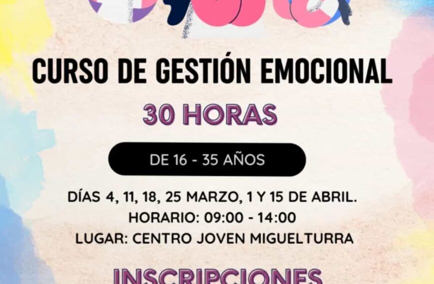 Un curso gratuito de gestión emocional para jóvenes de 16 a 35 años en el Centro Joven de Miguelturra ha abierto el plazo de inscripción