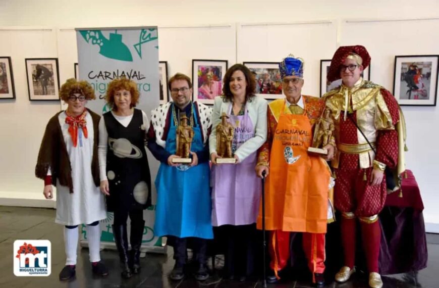 Entregadas 3 importantes distinciones “Alhiguí de honor” en la 1ª edición de “Embajadores del Carnaval” de Miguelturra
