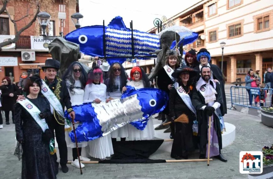 Celebrado el tradicional “Entierro de la Sardina” en el Carnaval de Miguelturra Fiesta de Interés Turístico Nacional