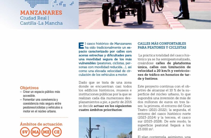 La DGT destaca las iniciativas de movilidad segura y sostenible llevadas a cabo en Manzanares