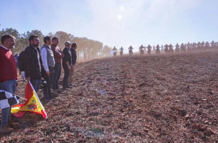 Caballero asistió  a la prueba puntuable del Campeonato nacional de Cross Country celebrada ayer en Cózar
