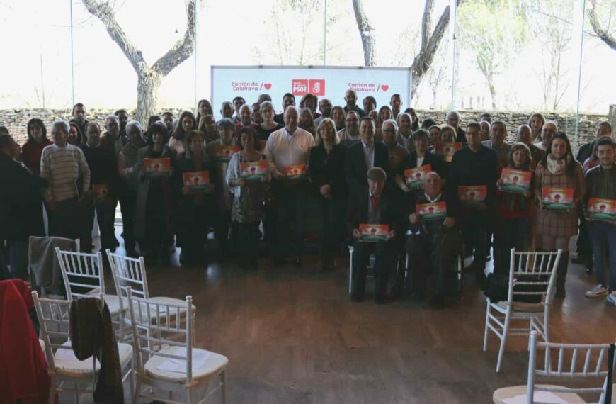 Dionisio Moreno volverá a liderar la lista del PSOE de Carrión de Calatrava avalado por su “gran gestión”